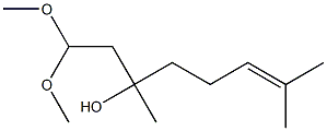 HYDROXYDIHYDROCITRONELLALDIMETHYLACETAL Struktur