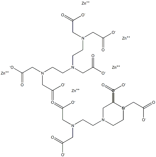 ZINCDIETHYLENETRIAMINEPENTACETATE Struktur