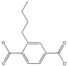 MONO-N-BUTYLTEREPHTHALATE Struktur