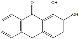 1,2-DIHYDROXYANTHRONE Struktur