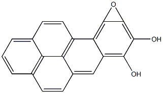 (+/-)-ANTI-BENZO[A]PYRENE-7,8-DIOL-9,10-EPOXIDE Struktur