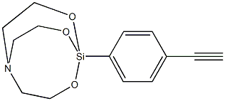 4-ETHYNYLPHENYLSILATRANE Struktur