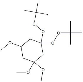 1,1-DI-TERT-BUTYLPEROXY-3,3,5-TRIMETHOXYCYCLOHEXANE Struktur