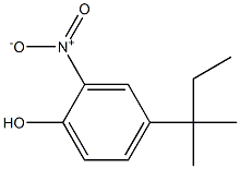 4-(1,1-DIMETHYLPROPYL)-2-NITROPHENOL Struktur