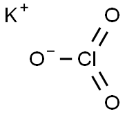 Kaliumchlorat Struktur