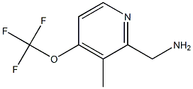 (3-Methyl-4-trifluoromethoxypyridin-2-yl)methylamine Struktur