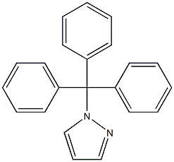 1-Triphenylmethylpyrazole Struktur