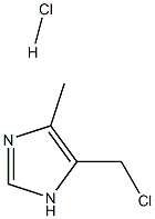 5-Chloromethyl-4-methylimidazolehydrochloride Struktur