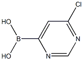 6-Chloropyrimidine-4-boronicacid Struktur