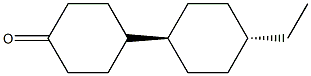 Trans-4'-Ethylcyclohexyl-4-cyclohexanone Struktur