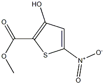 Methyl 3-hydroxy-5-nitrothiophene-2-carboxylate
 Struktur