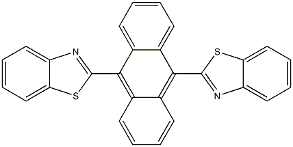 2,2'-(9,10-Anthracenediyl)bis-1H-Benzothiazole Struktur