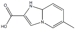 6-methyl-1,8a-dihydroimidazo[1,2-a]pyridine-2-carboxylic acid Struktur