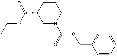 (R)-N-Cbz-Piperidine-3-carboxylic acid ethyl ester Struktur