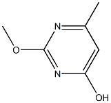 2-methoxy-4-methyl-6-hydroxypyrimidine Struktur