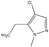 (4-Chloro-2-methyl-2H-pyrazol-3-ylmethyl)-methyl- Struktur