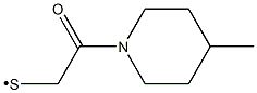 [2-(4-Methyl-piperidin-1-yl)-2-oxo-ethylsulfanyl]- Struktur