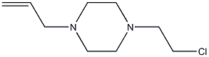 1-Allyl-4-(2-chloro-ethyl)-piperazine Struktur