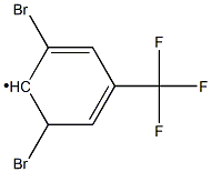 2,6-Dibromo-4-(trifluoromethyl)phenyl Struktur