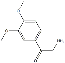 2-Amino-1-(3,4-dimethoxy-phenyl)-ethanone Struktur