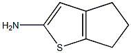 2-Amino-5,6-dihydro-4H-cyclopenta[b]thiophene- Struktur