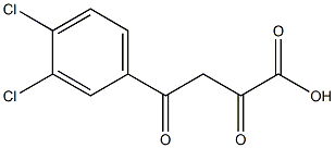 4-(3,4-Dichloro-phenyl)-2,4-dioxo-butyric acid Struktur