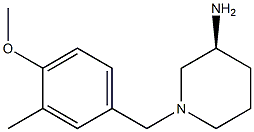 (3S)-1-(4-methoxy-3-methylbenzyl)piperidin-3-amine Struktur