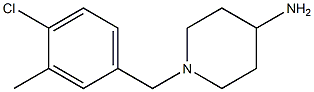 1-(4-chloro-3-methylbenzyl)piperidin-4-amine Struktur