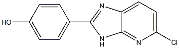 4-(5-chloro-3H-imidazo[4,5-b]pyridin-2-yl)phenol Struktur