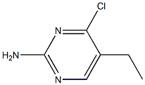 4-chloro-5-ethylpyrimidin-2-amine Struktur