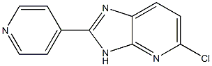 5-chloro-2-pyridin-4-yl-3H-imidazo[4,5-b]pyridine Struktur