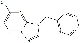 5-chloro-3-(pyridin-2-ylmethyl)-3H-imidazo[4,5-b]pyridine Struktur