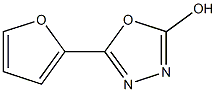 5-furan-2-yl-1,3,4-oxadiazol-2-ol Struktur