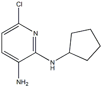 6-chloro-N2-cyclopentylpyridine-2,3-diamine Struktur