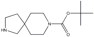 2,8-DIAZA-SPIRO[4.5]DECANE-8-CARBOXYLIC ACID TERT-BUTYL ESTER Struktur