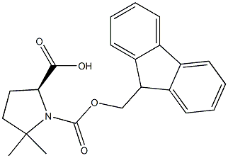 Fmoc-5,5-dimethyl-L-proline Struktur