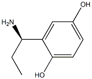 (R)-2-(1-AMINOPROPYL)BENZENE-1,4-DIOL Struktur