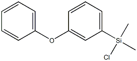 M-PHENOXYPHENYLDIMETHYLCHLOROSILANE , CONTAINS ISOMERS Struktur