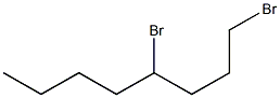 1,4-dibromooctane Struktur