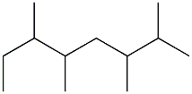 2,3,5,6-tetramethyloctane Struktur