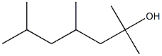 2,4,6-trimethyl-2-heptanol Struktur