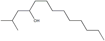 2-methyl-4-tridecanol Struktur