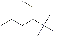 3,3-dimethyl-4-ethylheptane Struktur