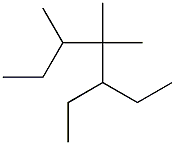 3,4,4-trimethyl-5-ethylheptane Struktur