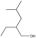 4-methyl-2-ethyl-1-pentanol Struktur