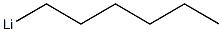 HEXYL LITHIUM 33% IN HEXANE Struktur