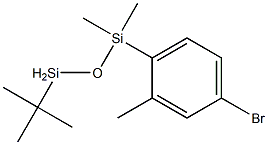 4-(TERT-BUTYLDIMETHYLSILOXYL)-3-METHYLBROMOBENZENE Struktur