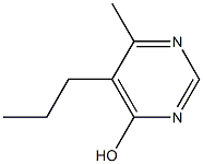 4-HYDROXY-5-PROPYL-6-METHYL PYRIMIDINE Struktur