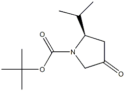 N-BOC-(2R)-2-ISOPROPYL-4-OXOPYRROLIDINE Struktur