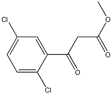 METHYL 3-(2,5-DICHLOROPHENYL)-3-OXOPROPANOATE Struktur